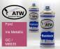 Preview: Ford, Iris Metallic, GC / M6635: 400ml Sprühdose + 400ml Klarlack - Set, von ATW Autoteile West.